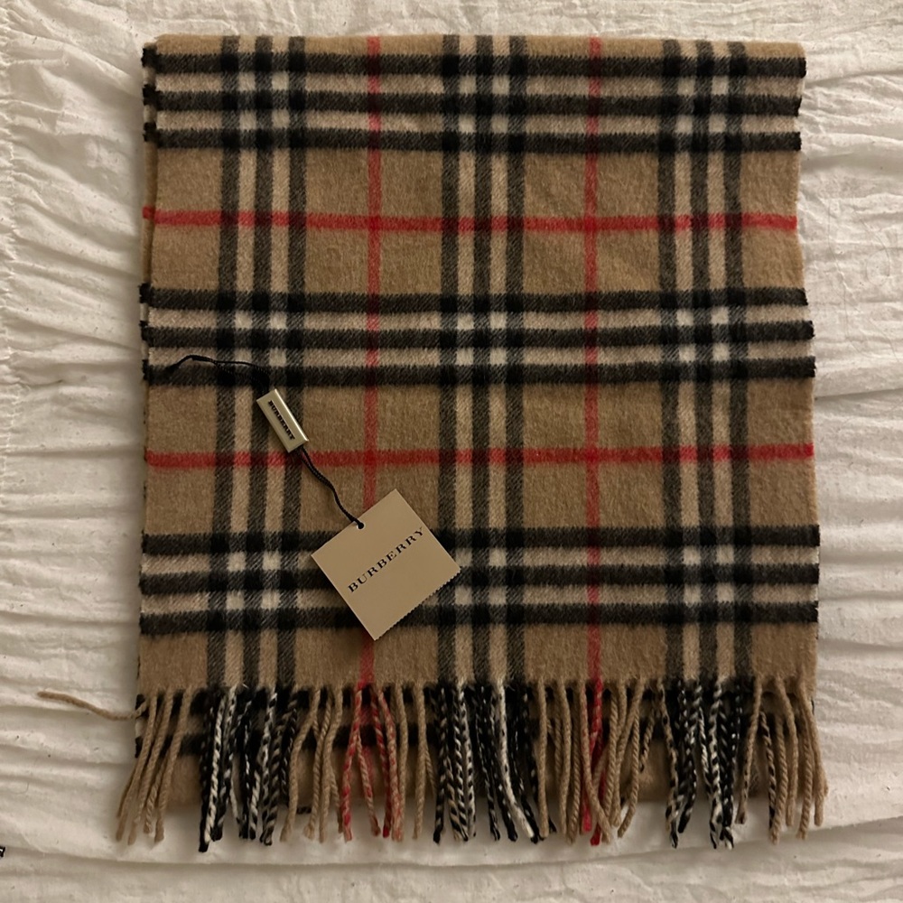 Burberry Classic Check Cashmere Scarf